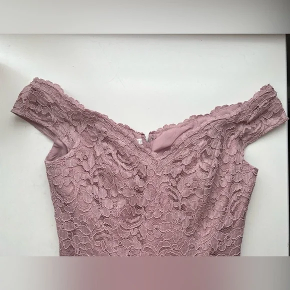 Donated Prom Dress Drive       Bridesmaid Wedding Formal Prom long dress lace - Picture 8 of 14